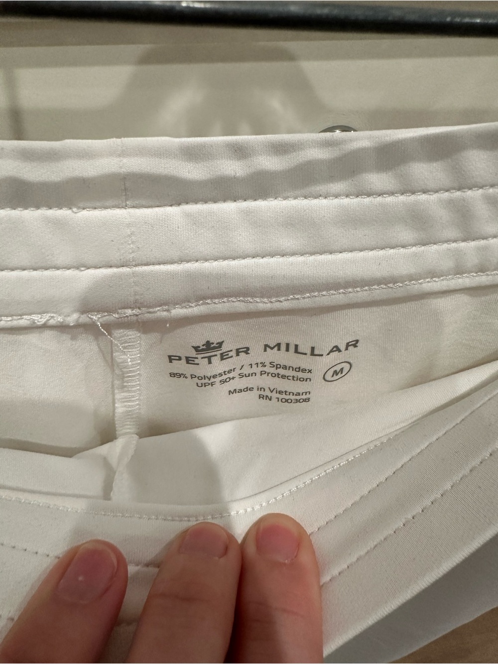 Peter Millar White golf/AthleticSkort with Front Pockets - Picture 3 of 6